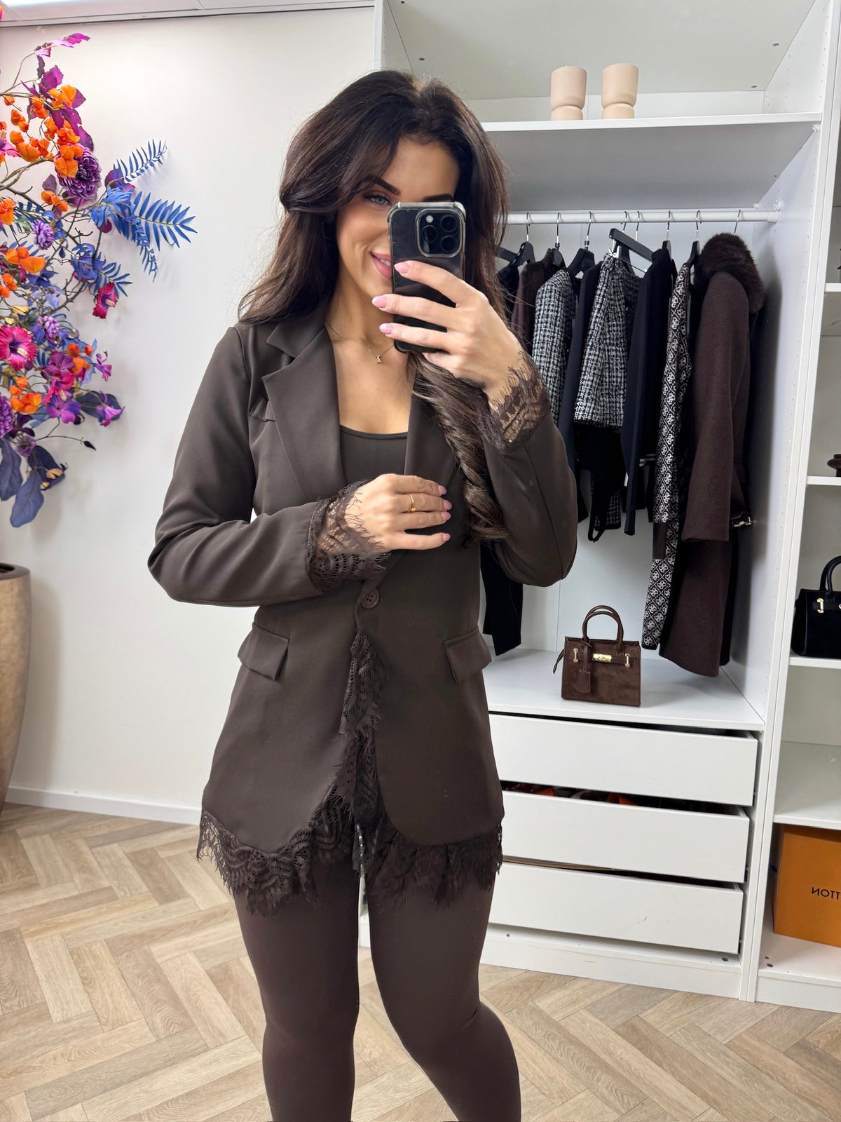 Blazer Lace Choco
