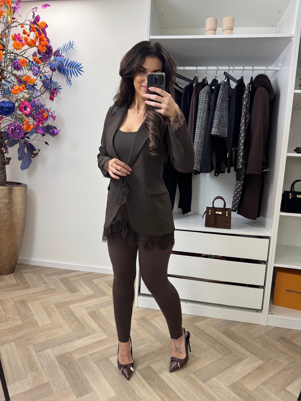 Blazer Lace Choco