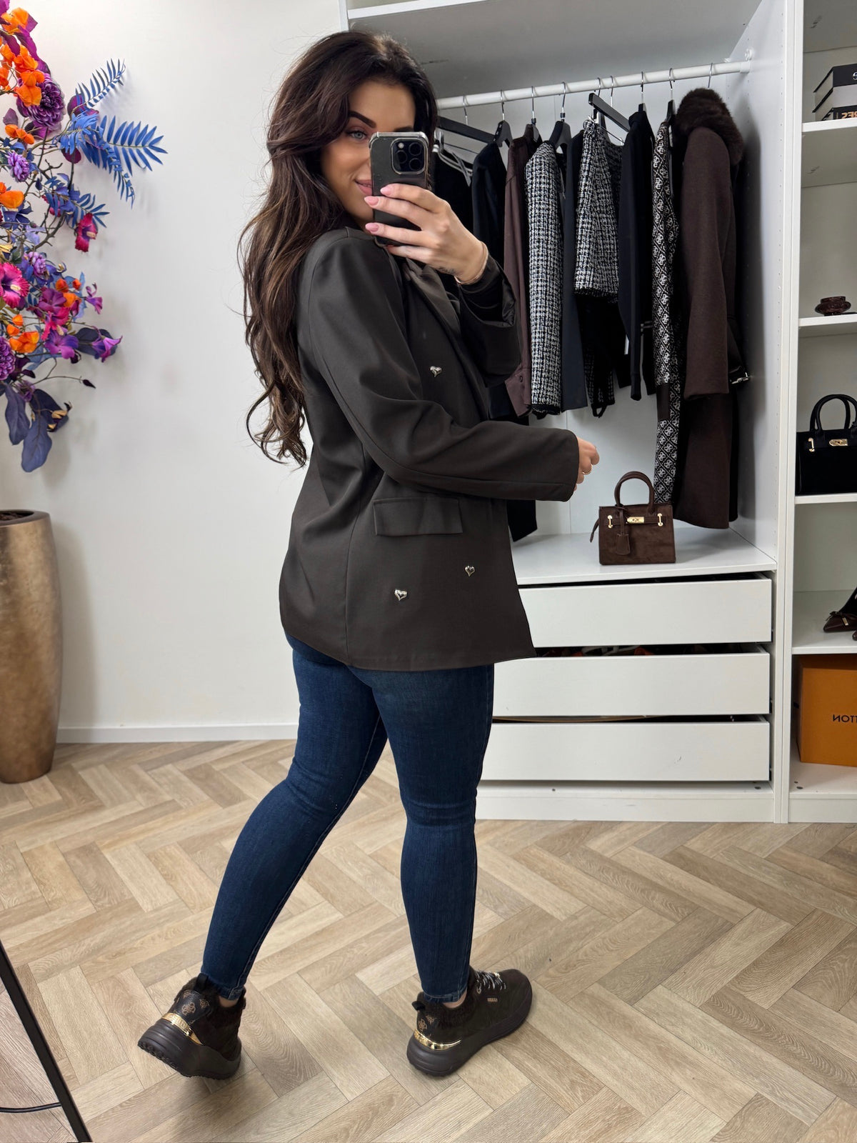 Blazer Mini Hearts Choco
