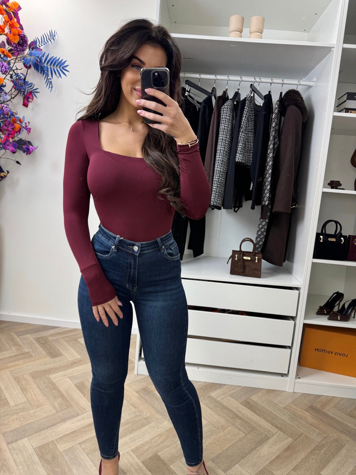 Basic Top Giorgia Bordeaux 23519