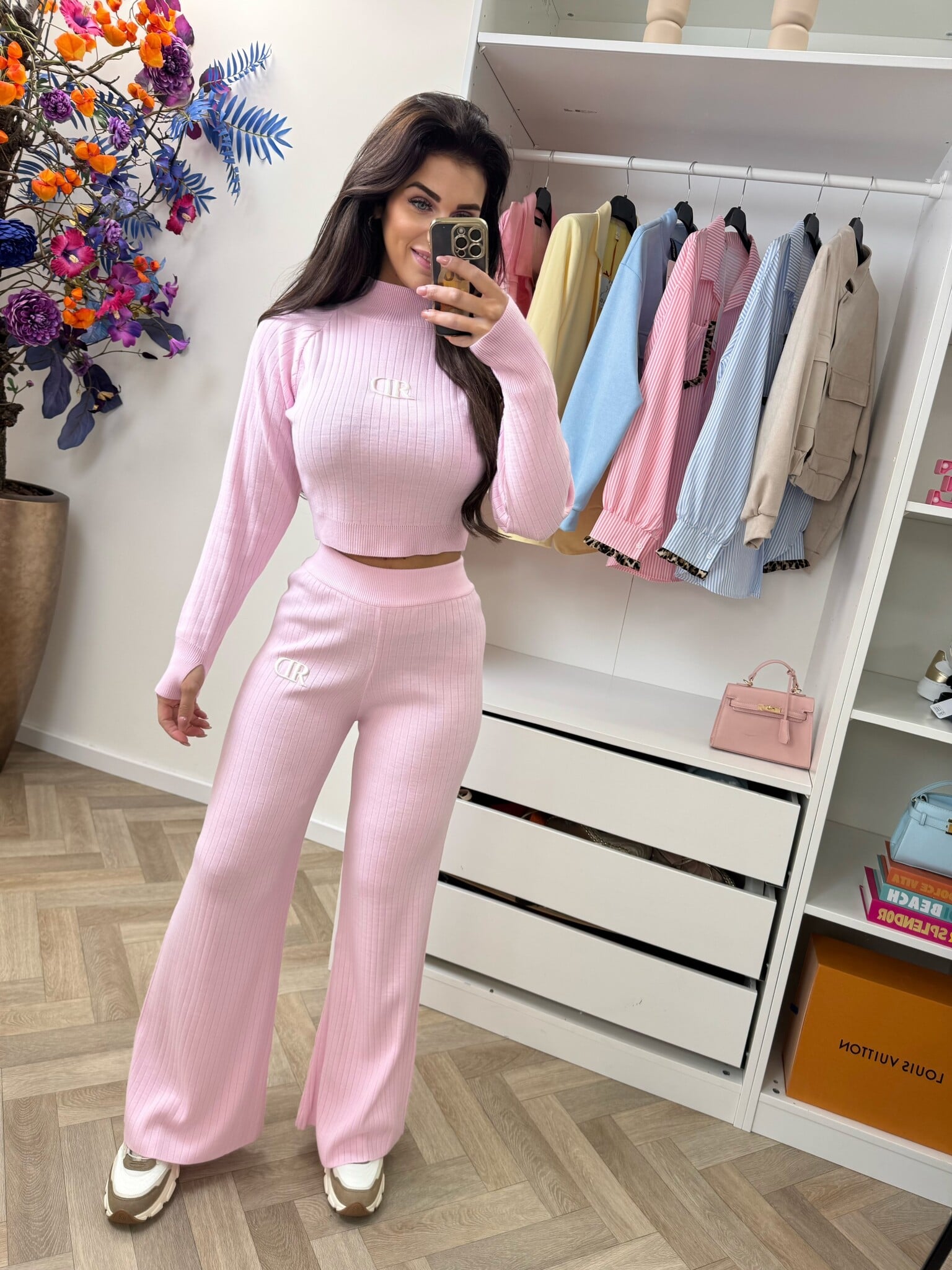 Bibi Pants knitwear pink