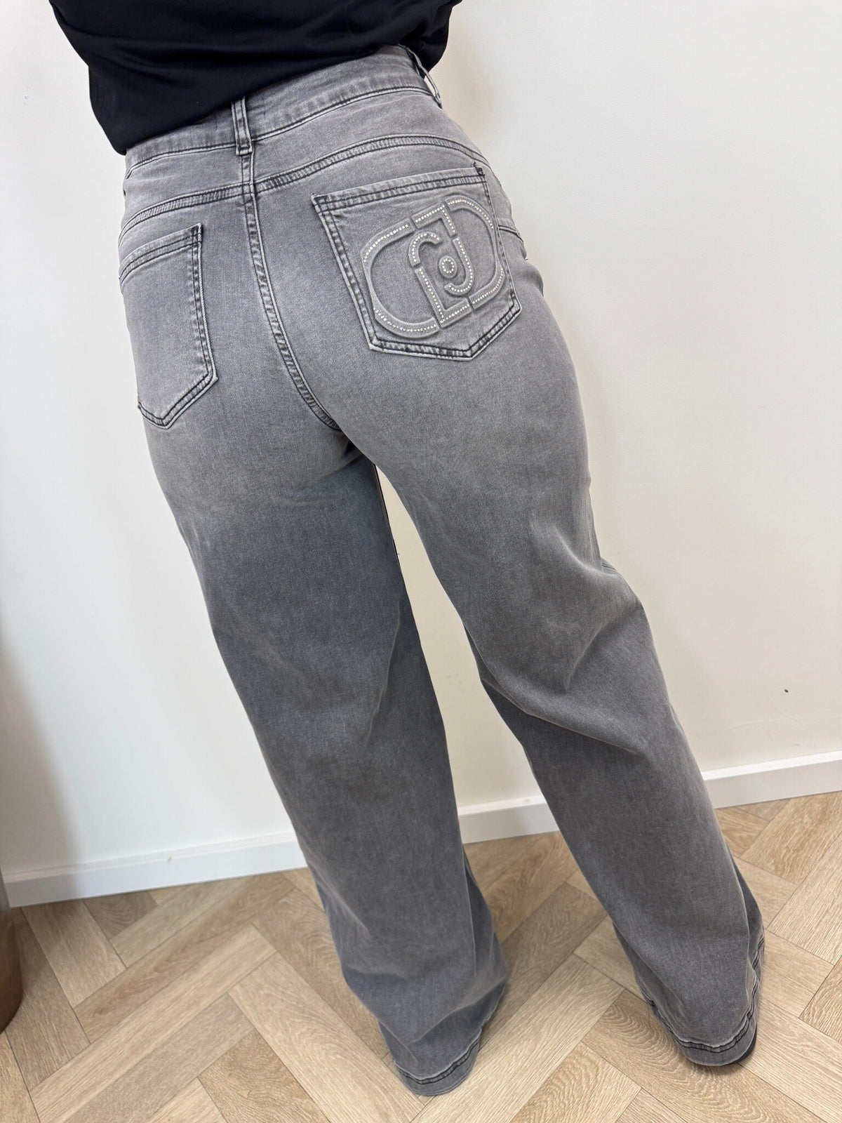 Super Stretch Jeans Lungo Denim Grey 1960
