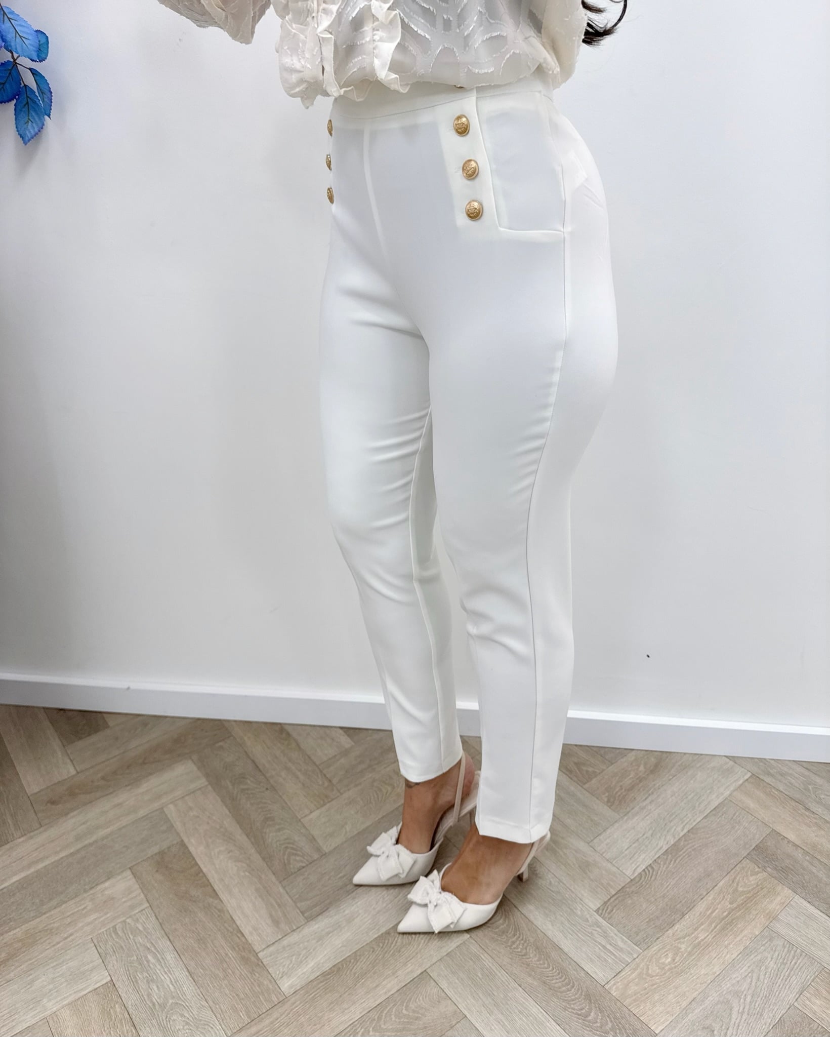 Perfect pants button Lulumary P104 White