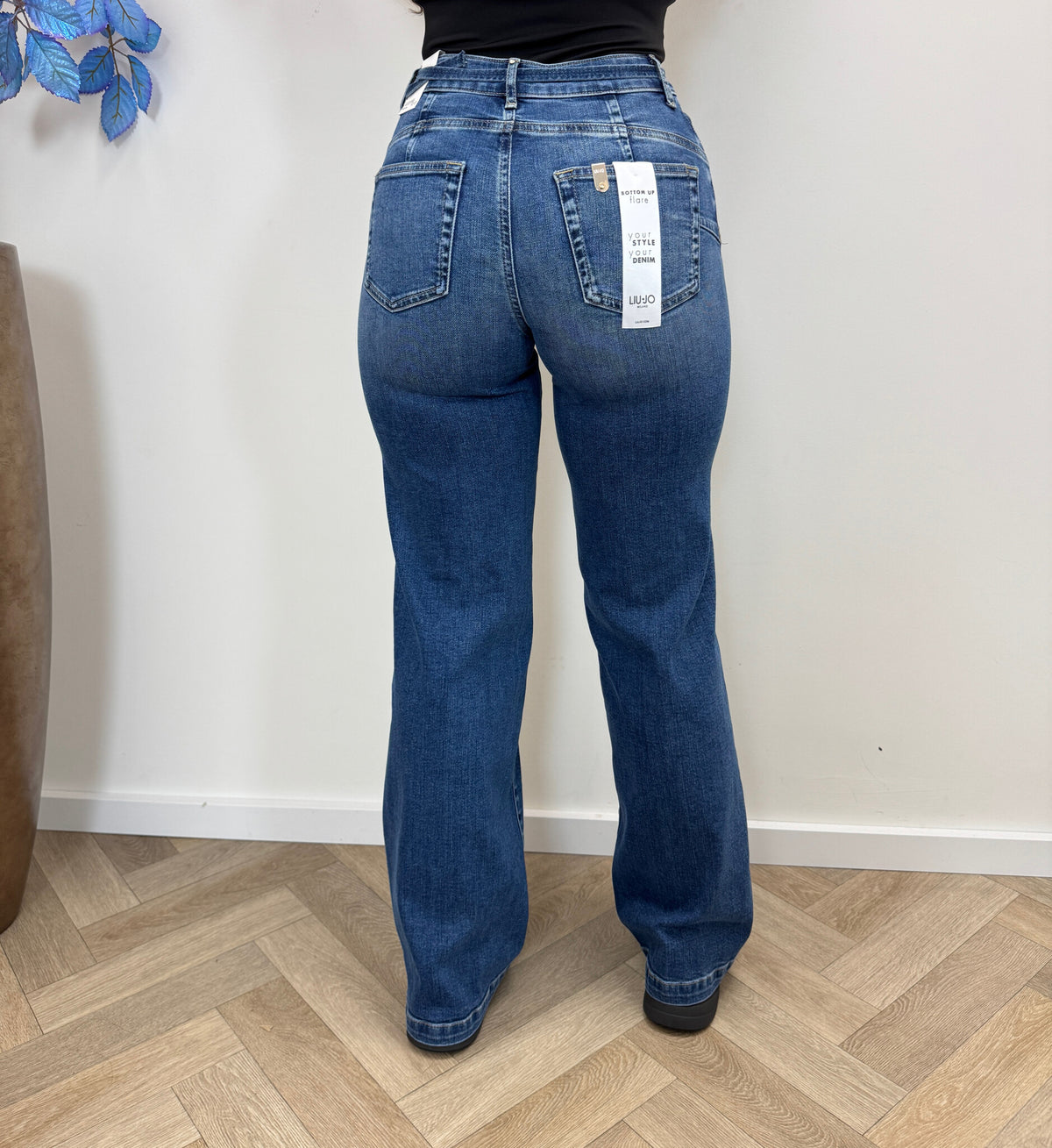 High-rise flared jeans Denim blue Liu Jo 1955