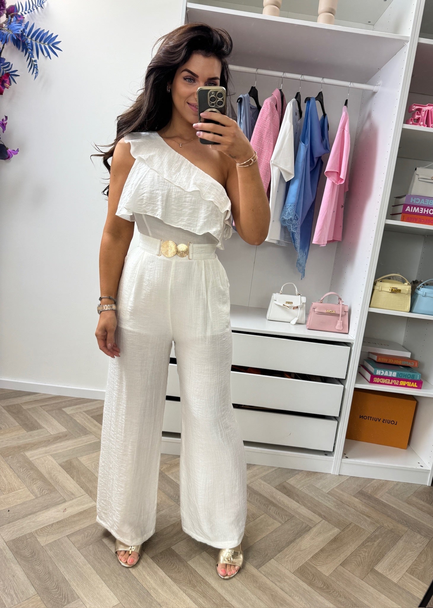 Jumpsuit Stacy 85503 White