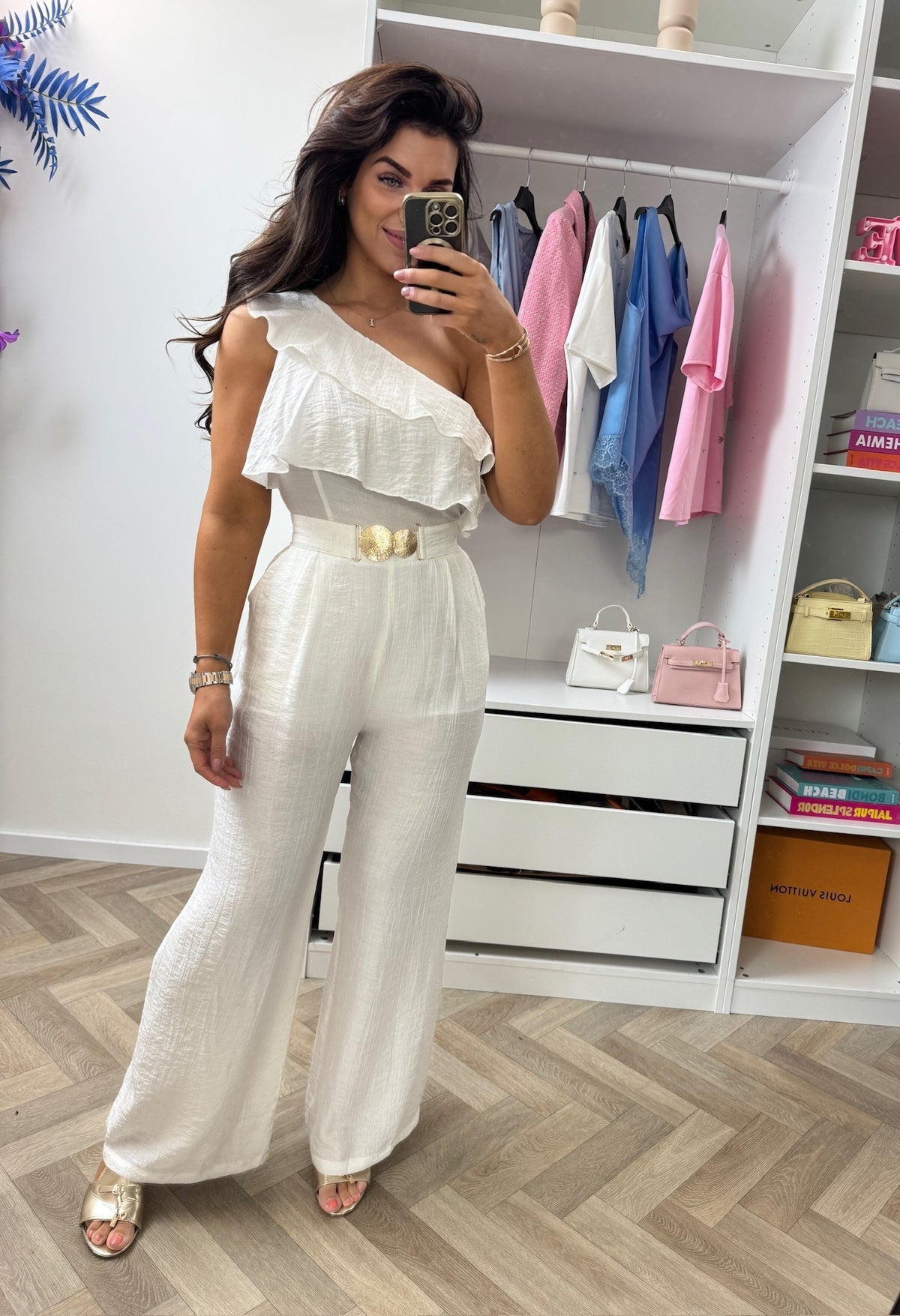 Jumpsuit Stacy 85503 White