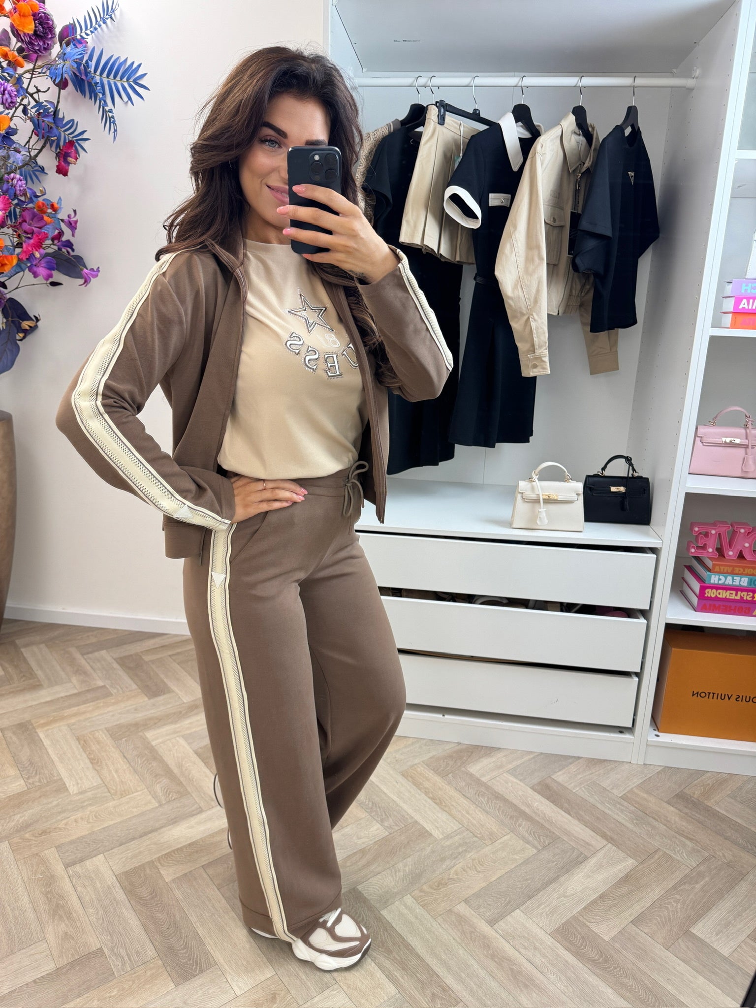 Jacket Merope Taupe Guess 1329