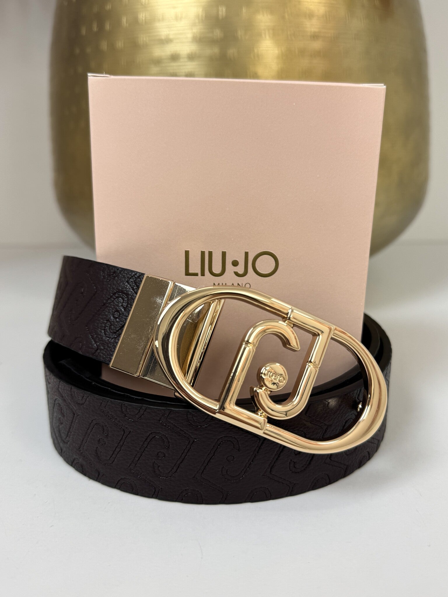 2 In 1 Belt Lapuffy Black/Brown Liu Jo 1988