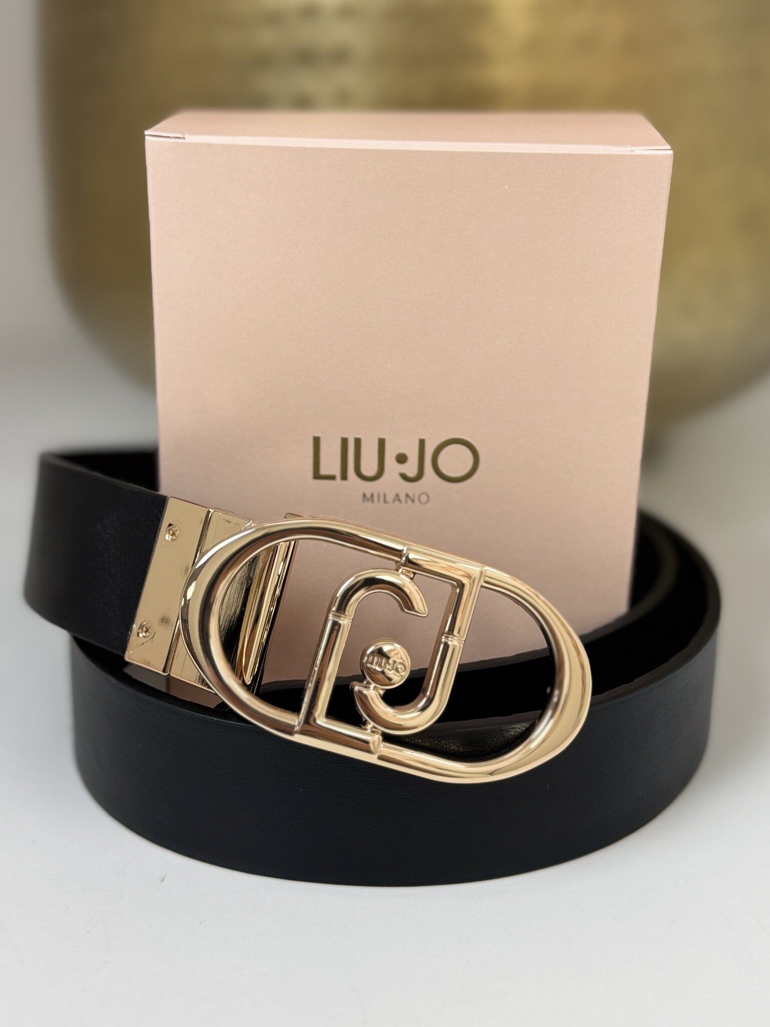 2 In 1 Belt Lapuffy Black/Brown Liu Jo 1988