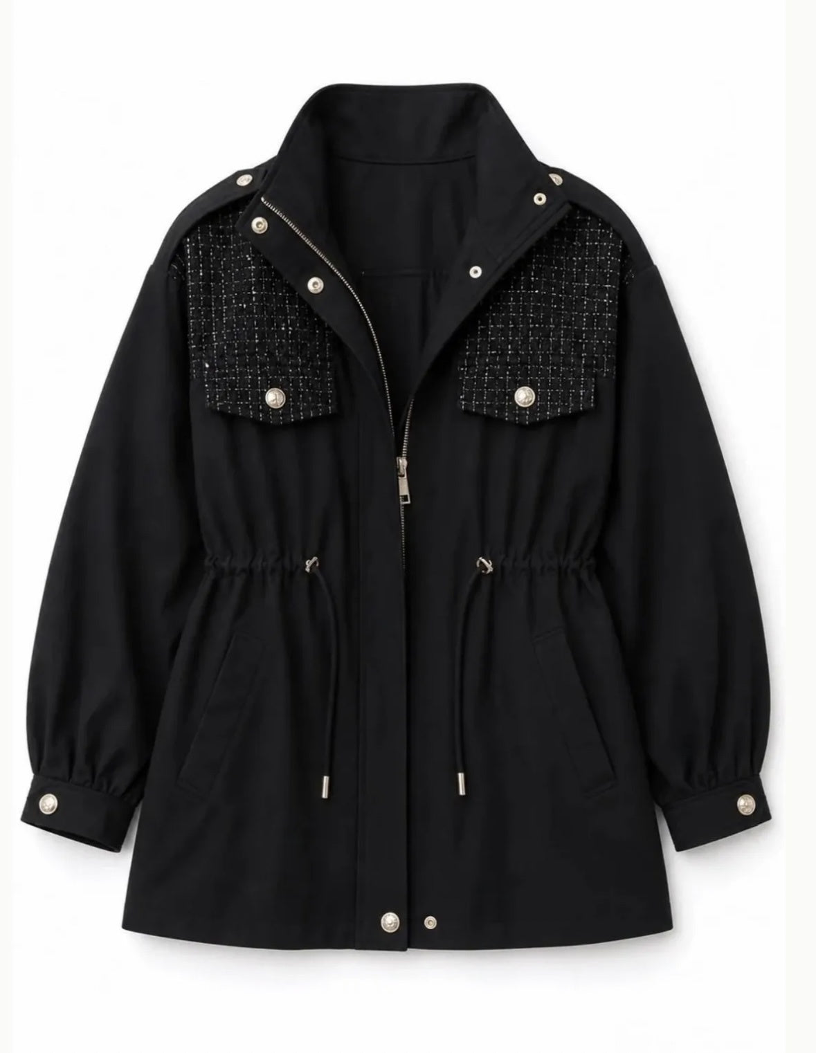 Luxury jacket Channie S5665 Black PRE ORDER