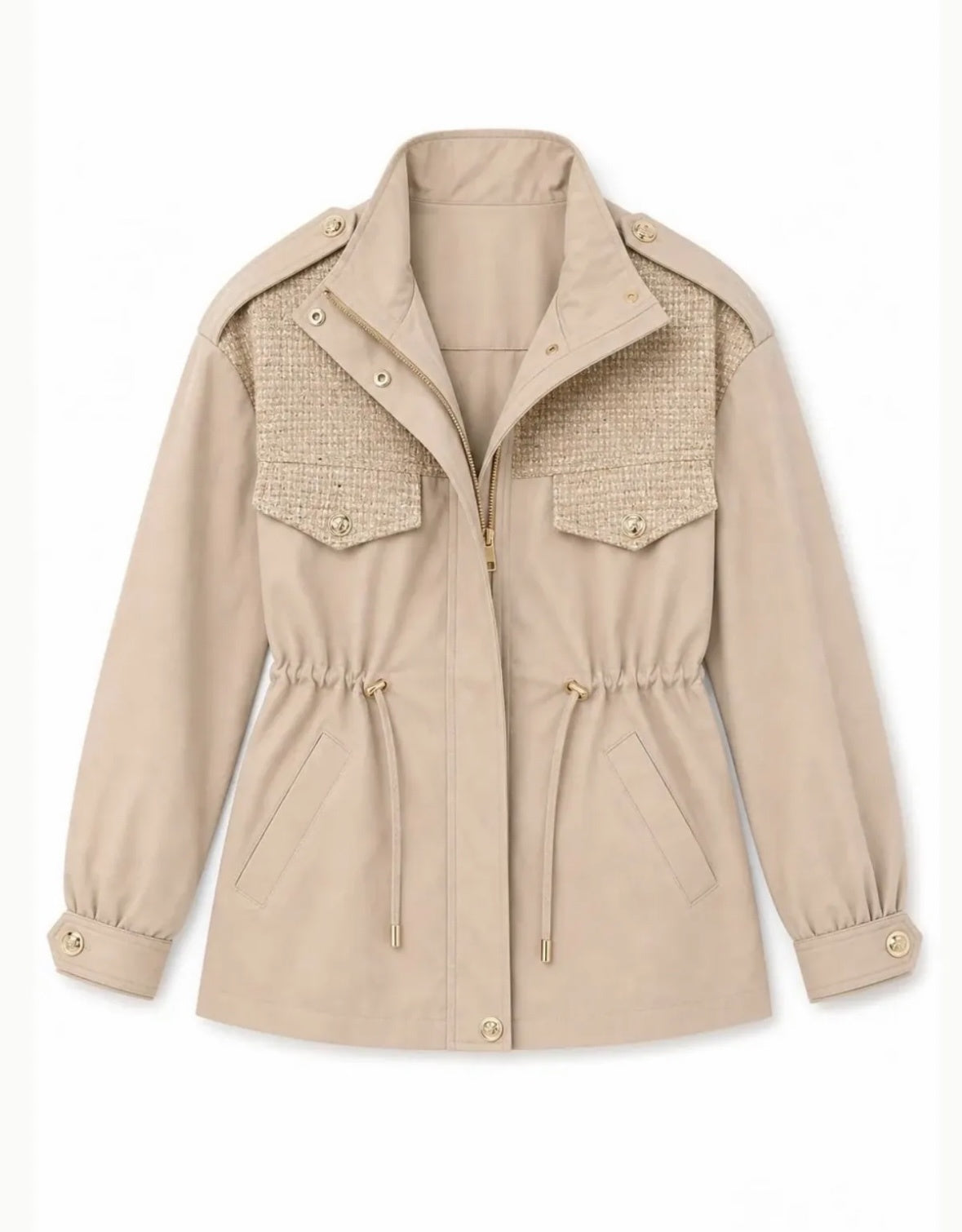 Luxury jacket Channie S5665 Camel PRE ORDER