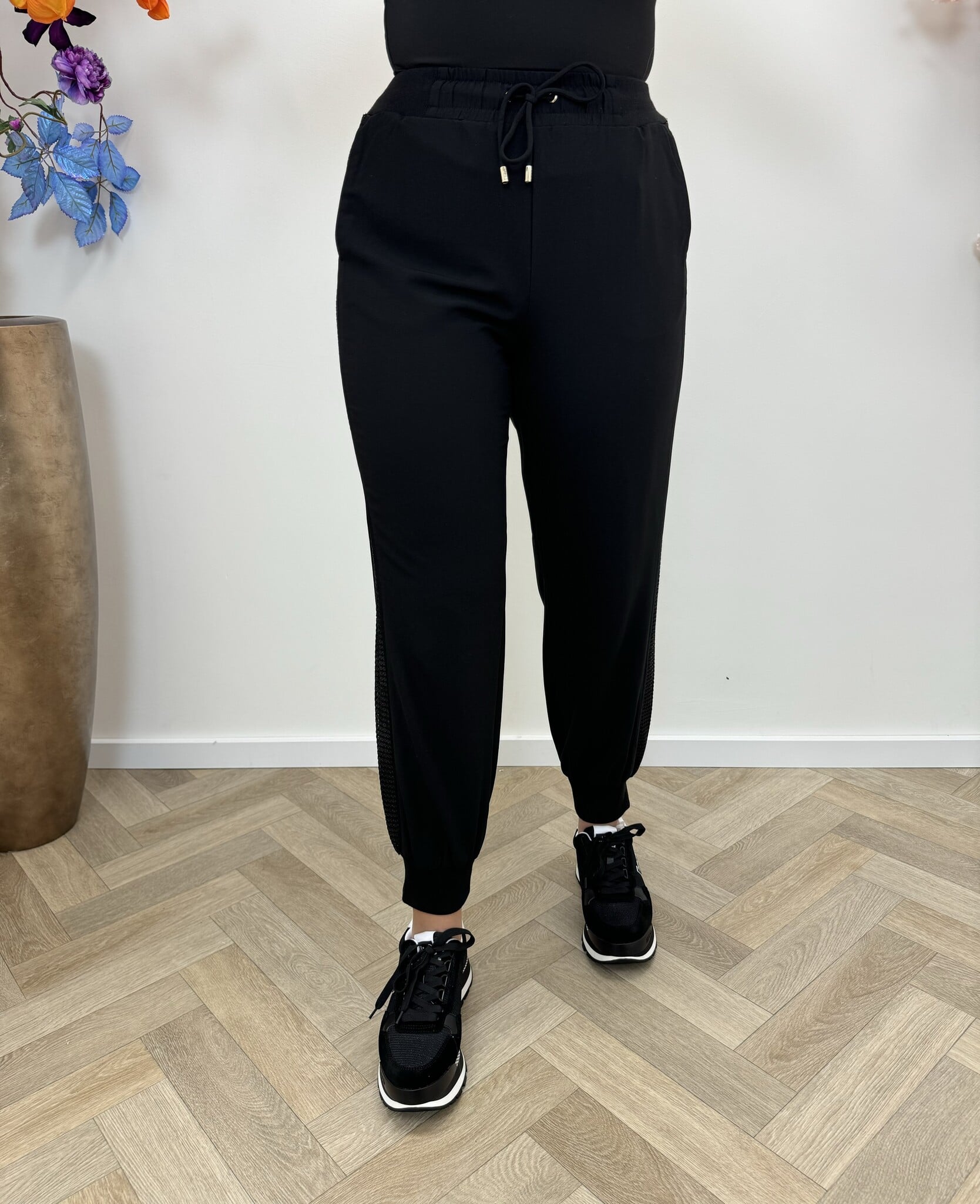 Pants Lungo Pailletten Black Liu Jo 1617