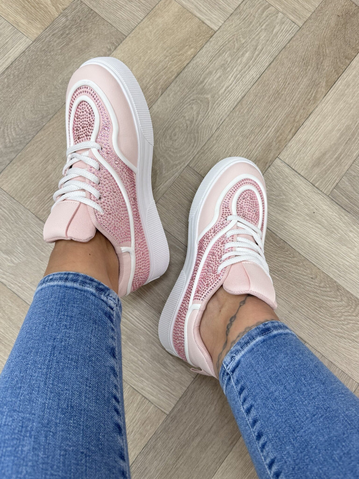 Sneakers Diamonds 9030 Pink