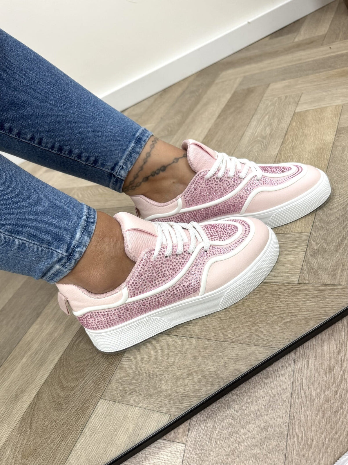 Sneakers Diamonds 9030 Pink
