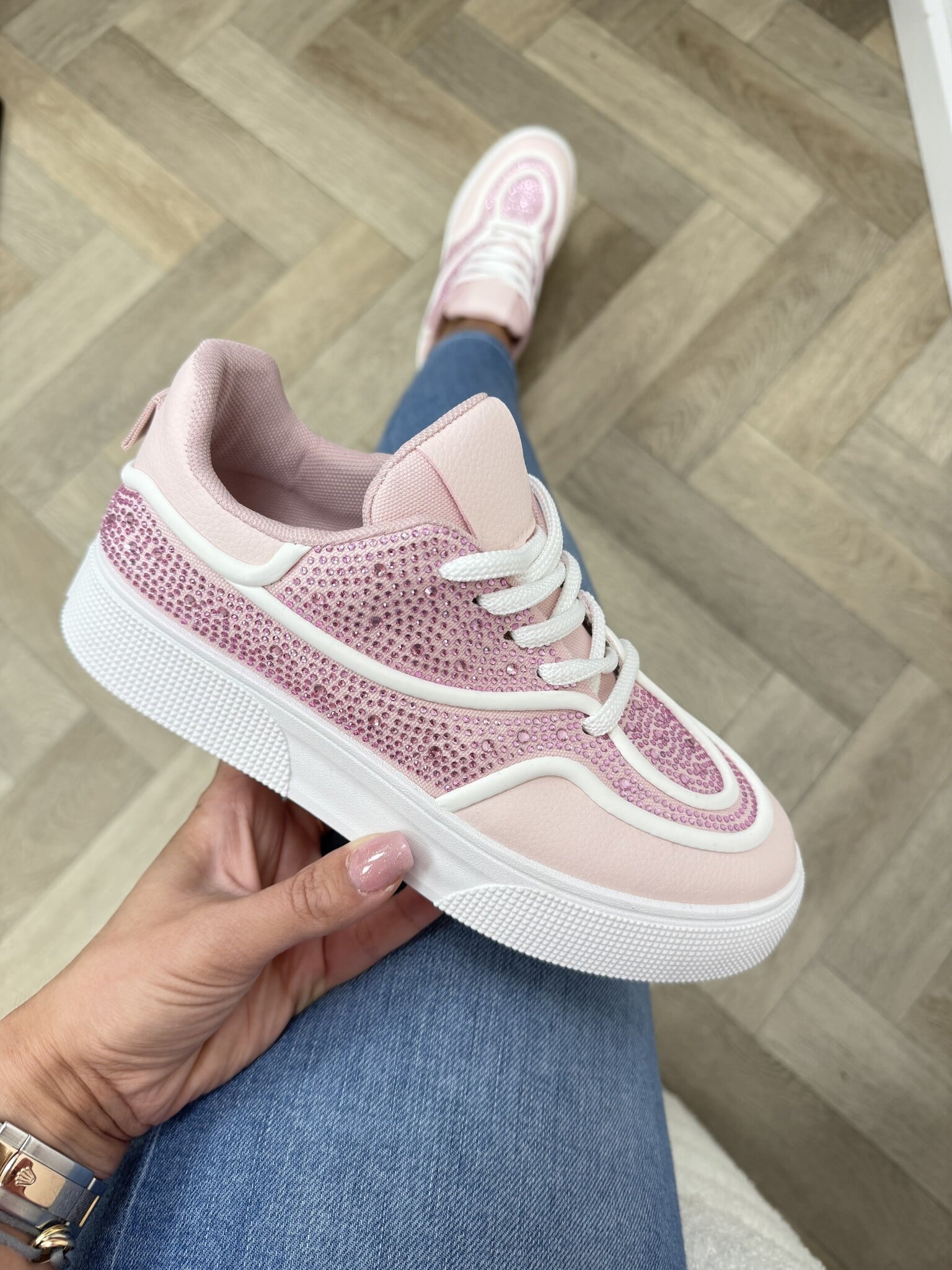 Sneakers Diamonds 9030 Pink