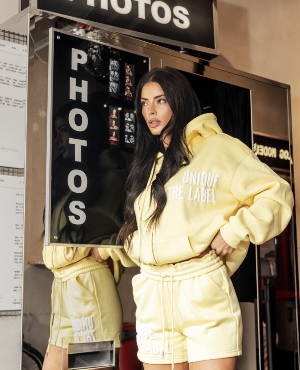 Short Joleen Bright Yellow