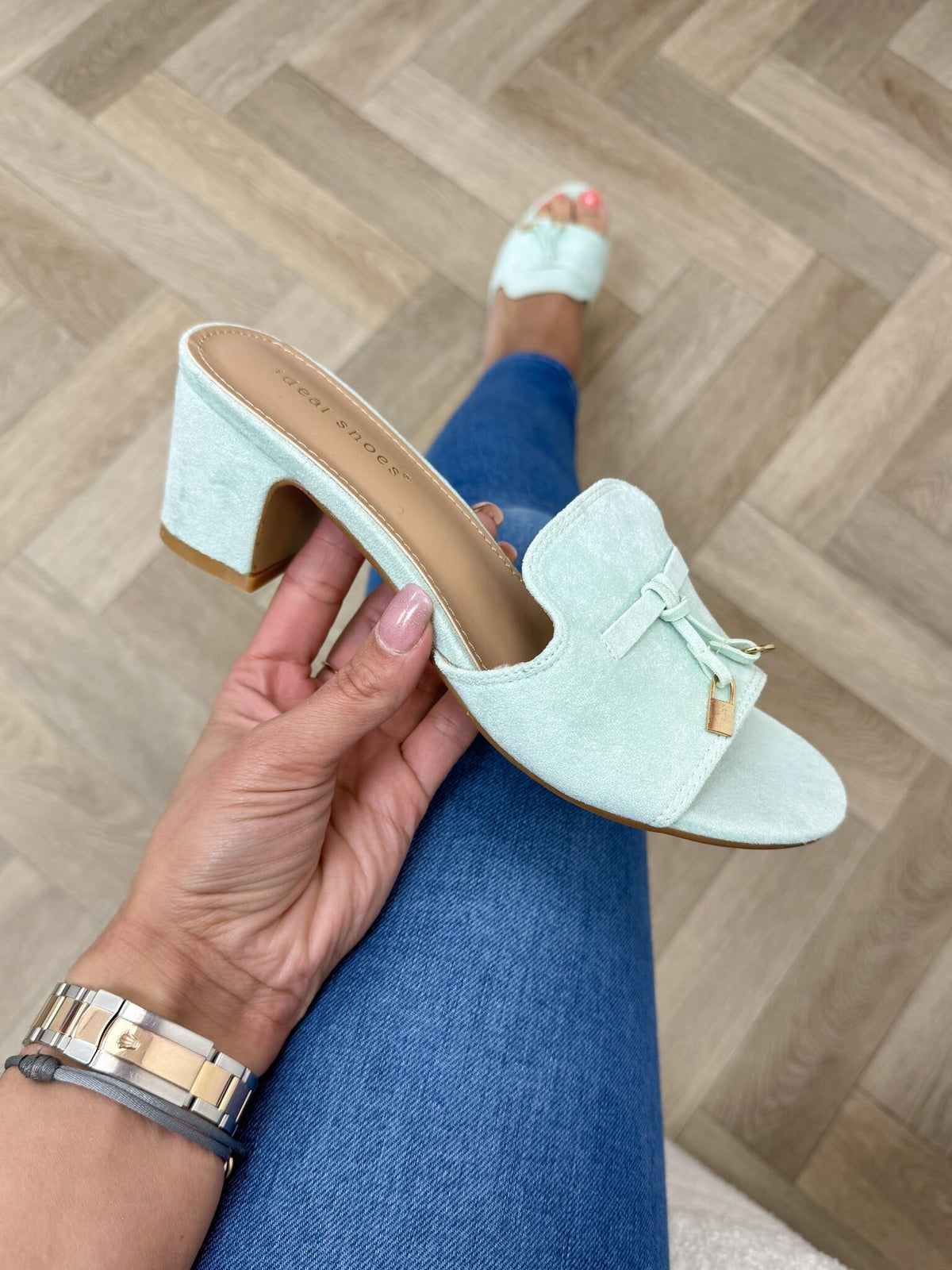 Heels Kelly Suede 8079 Mint