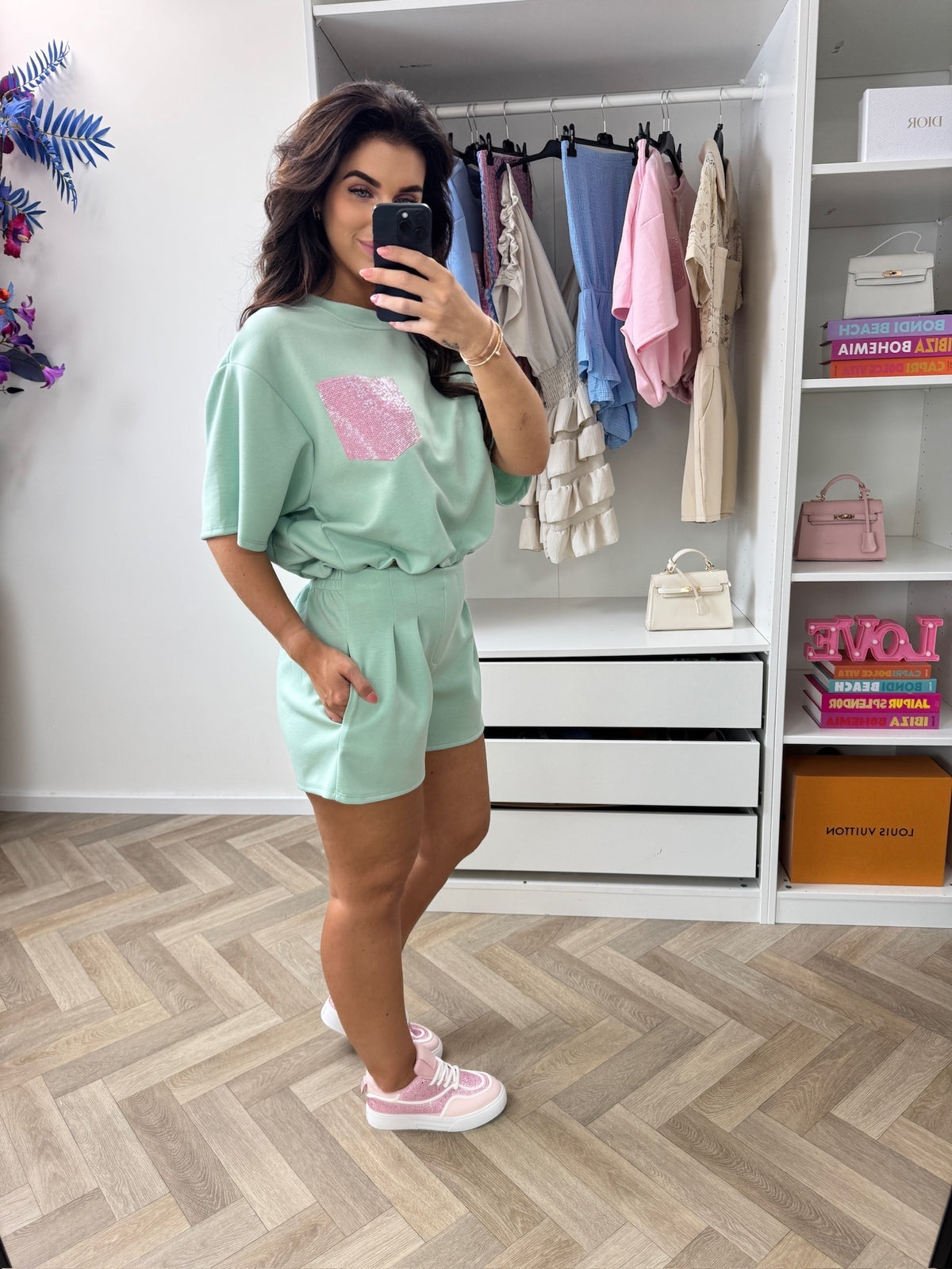 2 Delige set Donna Diamonds Mint