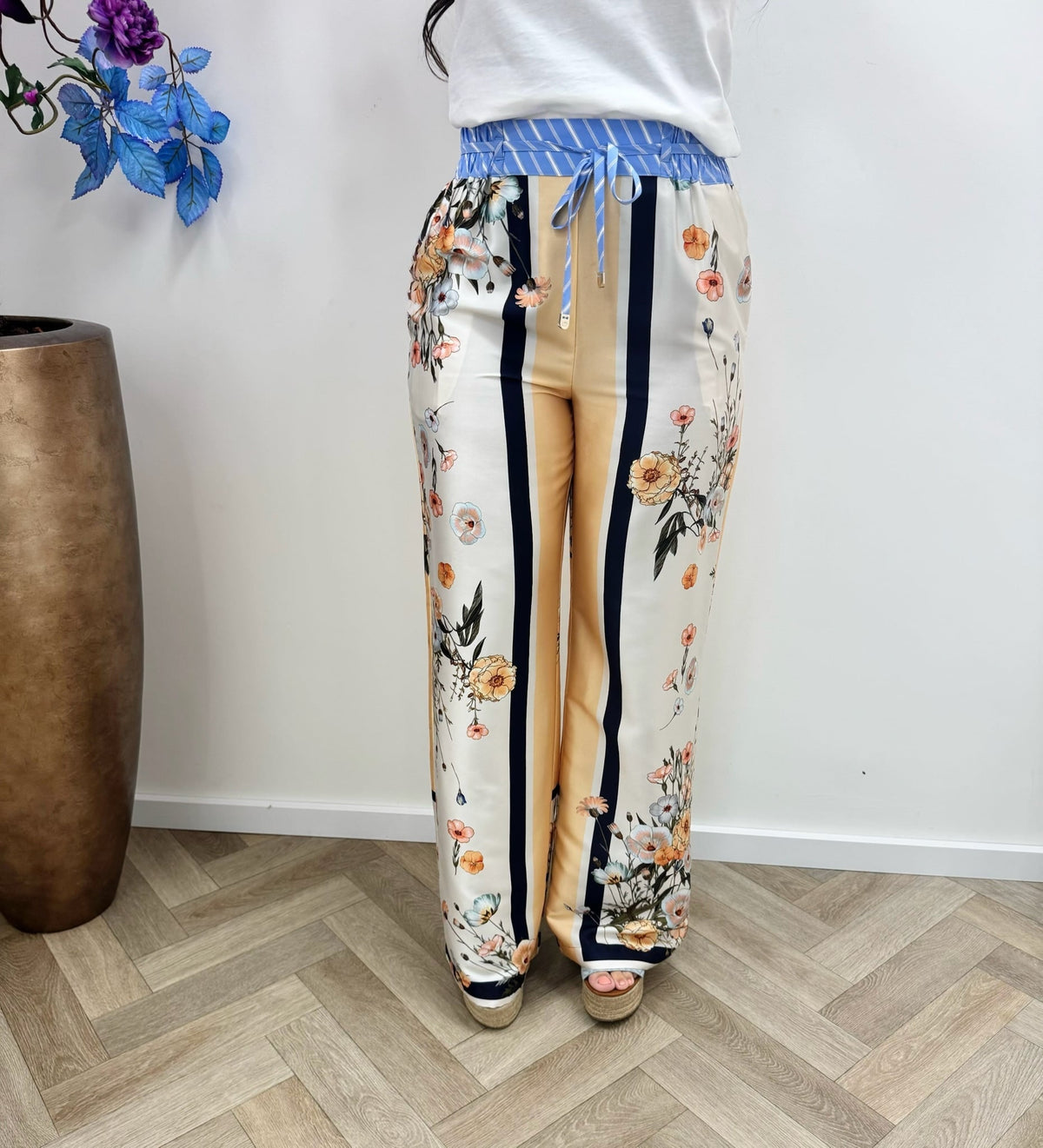 Pants Blooming print liu jo 1927