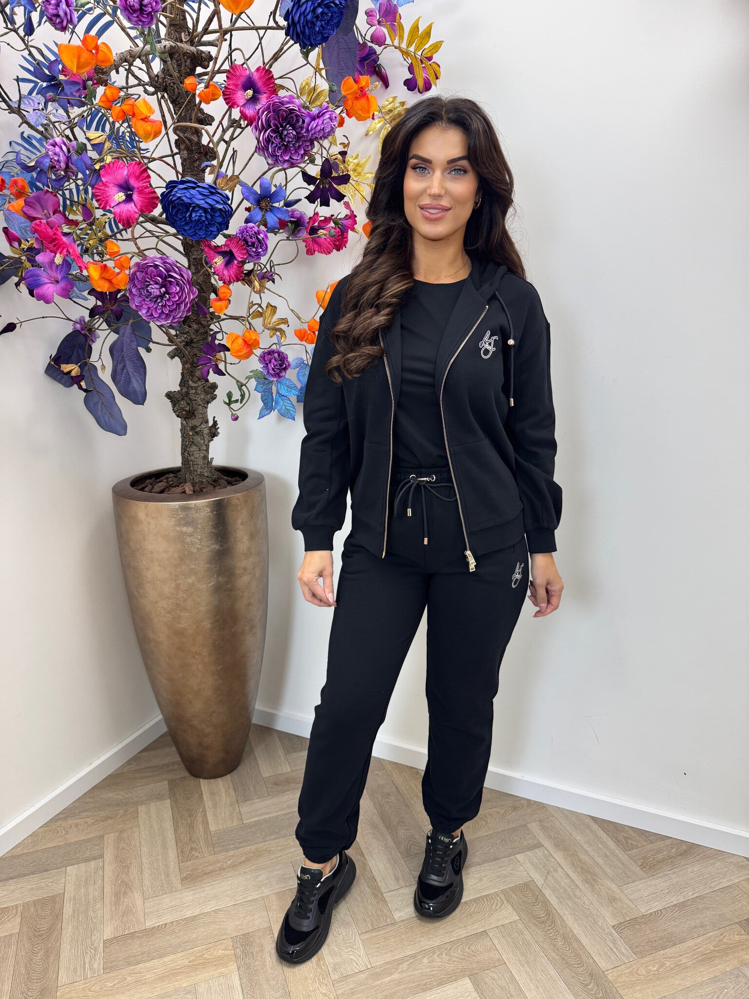 Jacket LJ Logo Black Liu Jo 1971