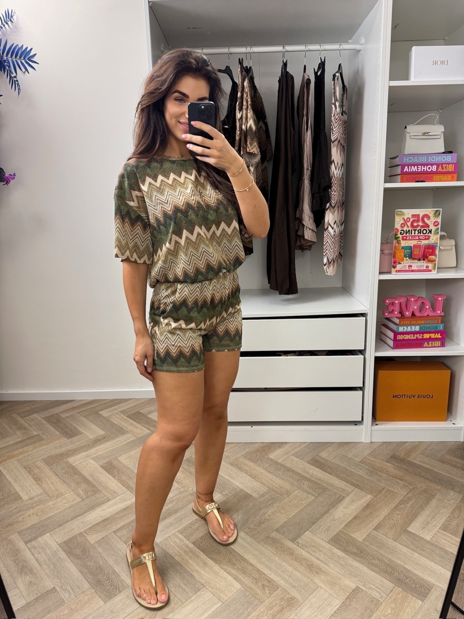 Set Lurex Zigzag Nikky Army