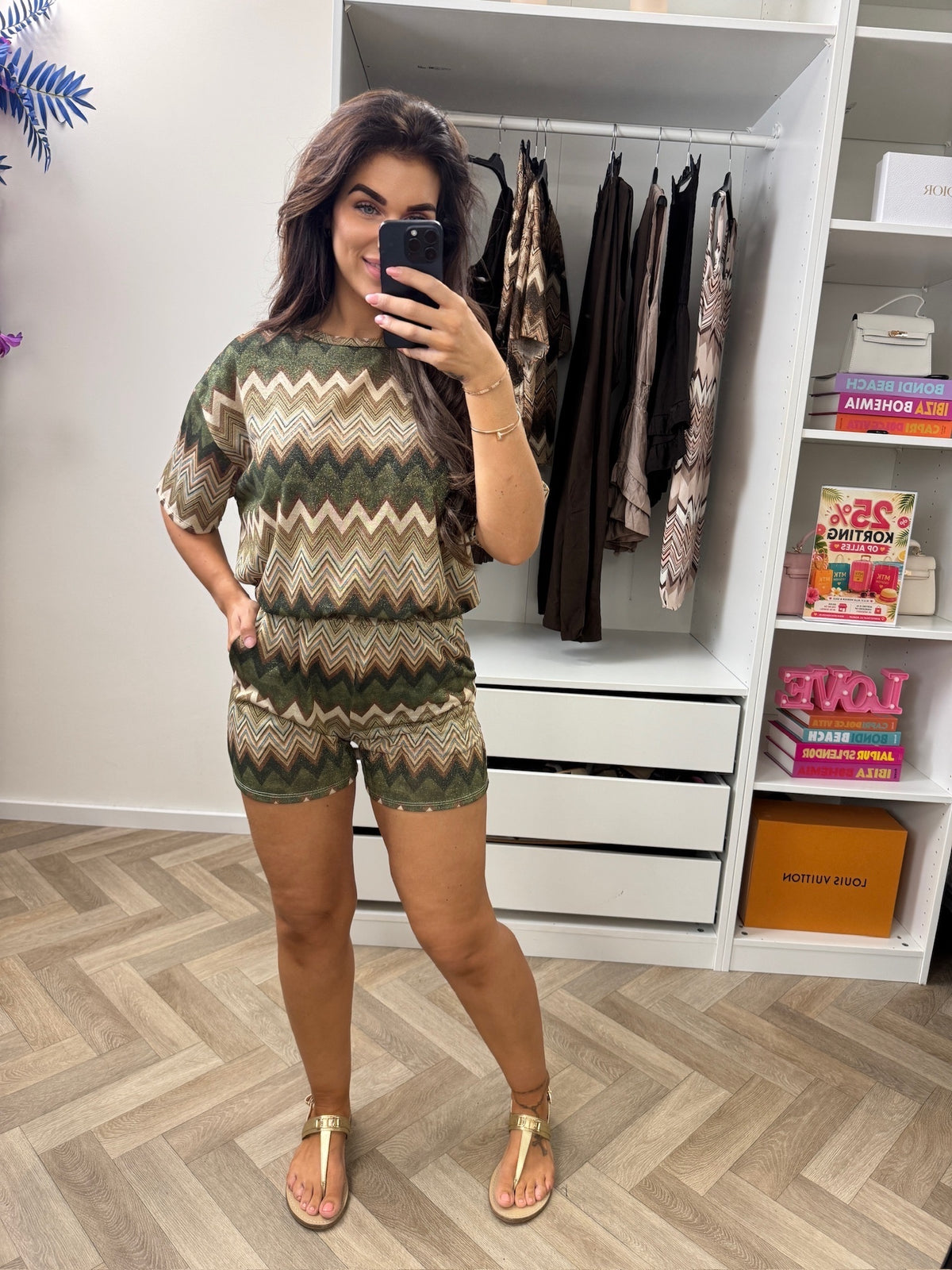 Set Lurex Zigzag Nikky Army