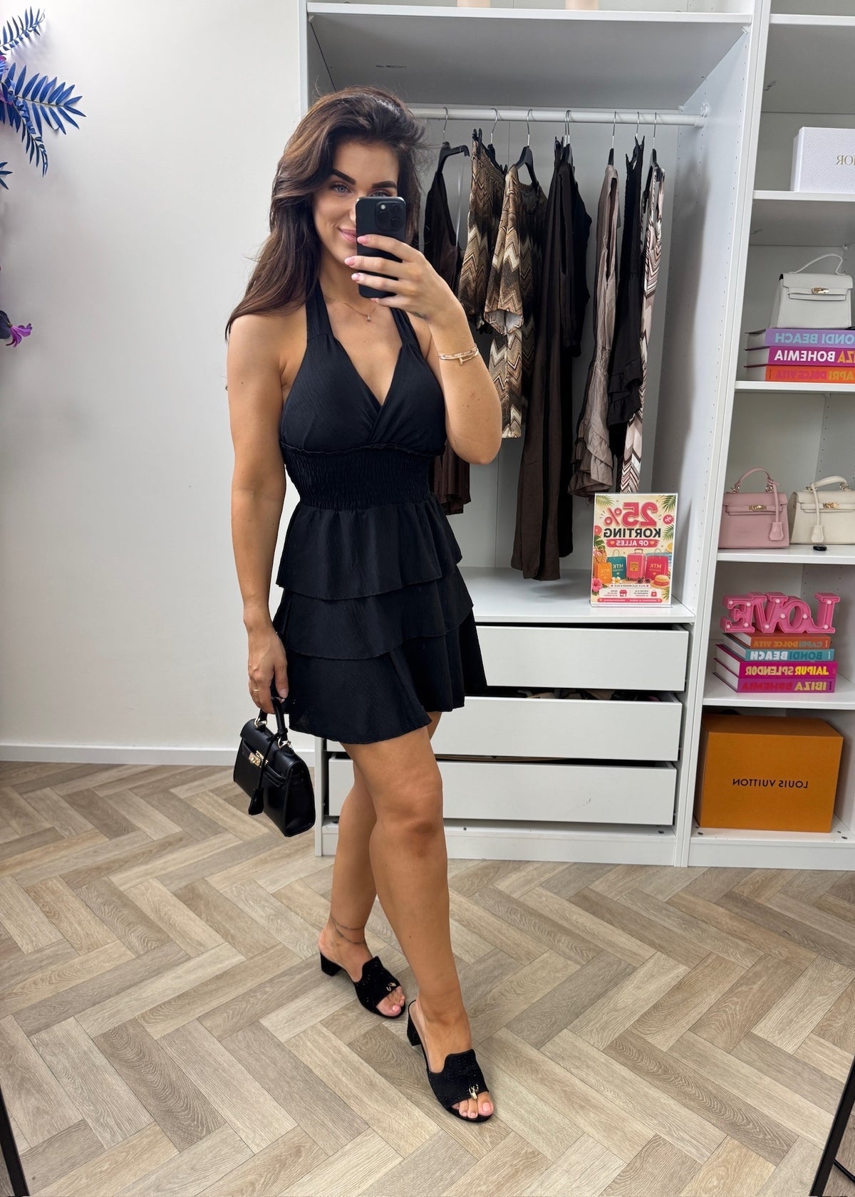 Dress Ruffle Black