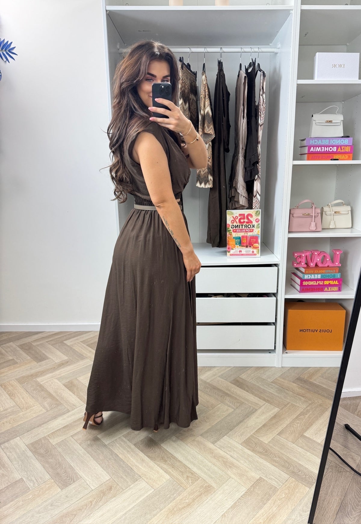 Set Long Skirt Choco