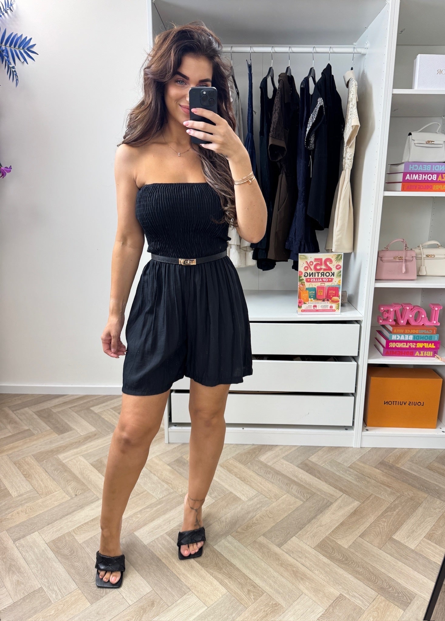 Strapless Jumpsuit Basic Black