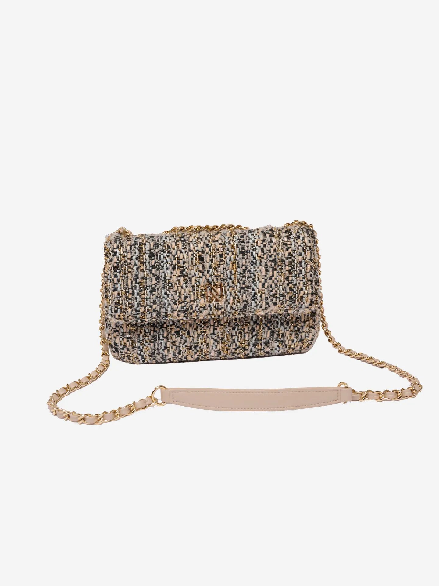 Ann Tweed Shoulderbag White Pepper Nikkie