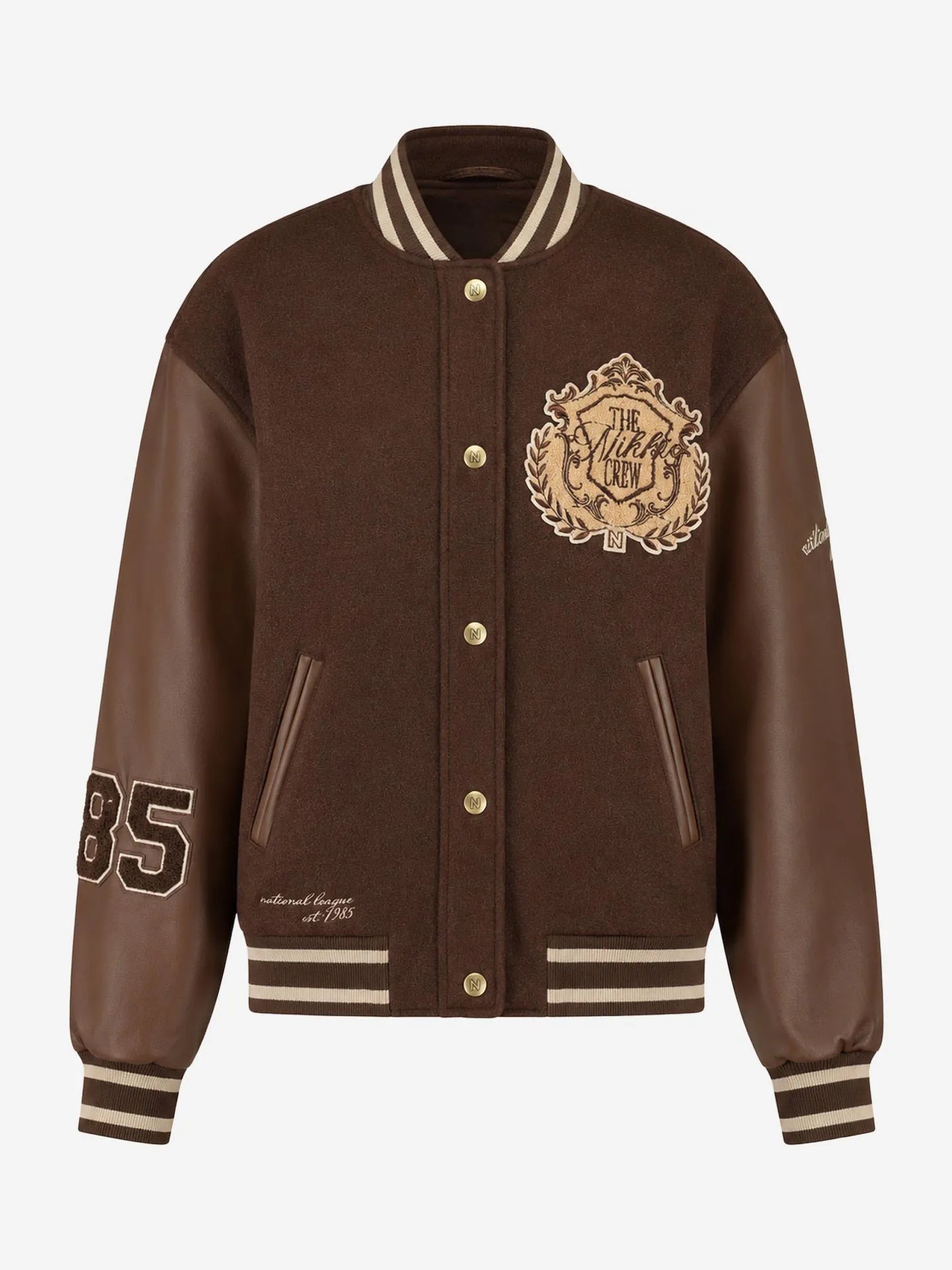 Audra Bomber Jacket Chocolate Martini