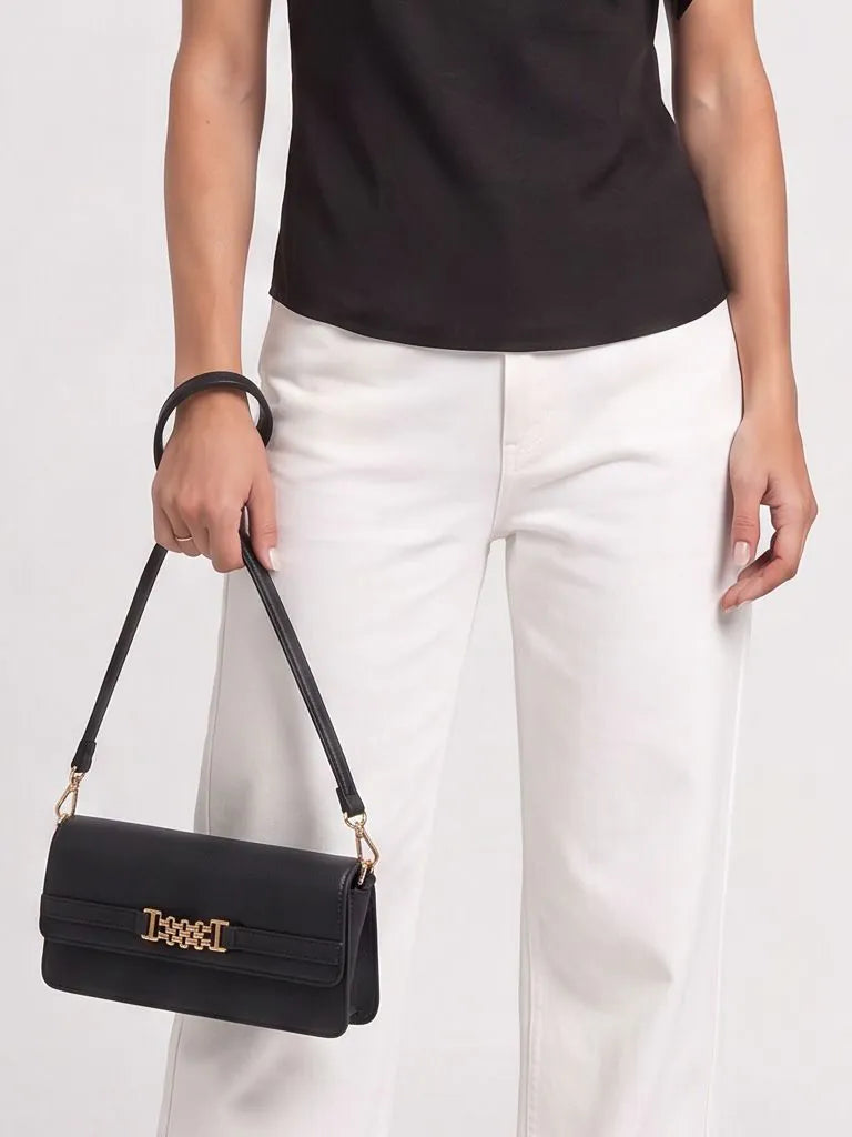 Shoulderbag Alinda Chunky Black Nikkie