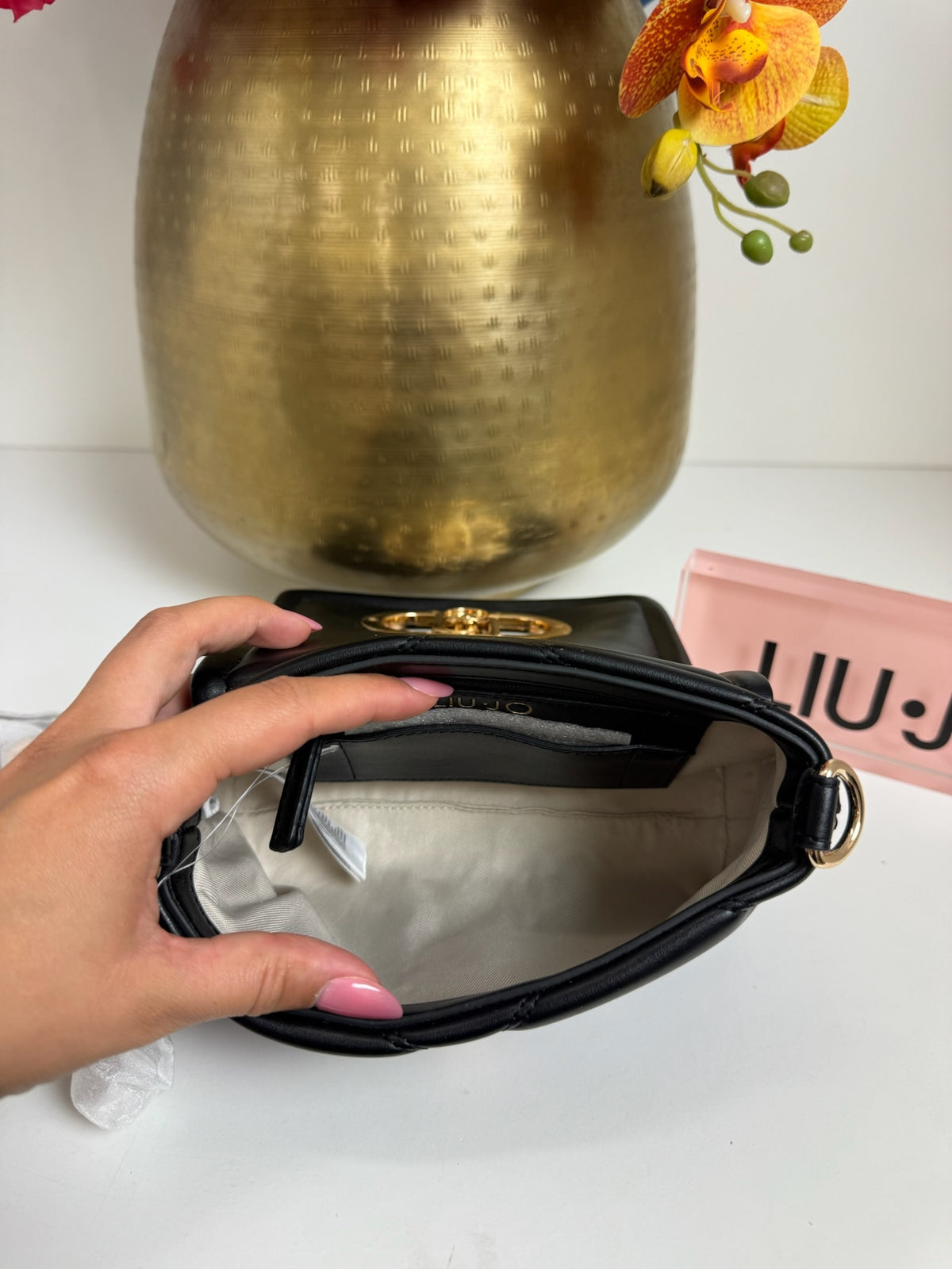 Bag Lapuffy Small Black Liu Jo 1981