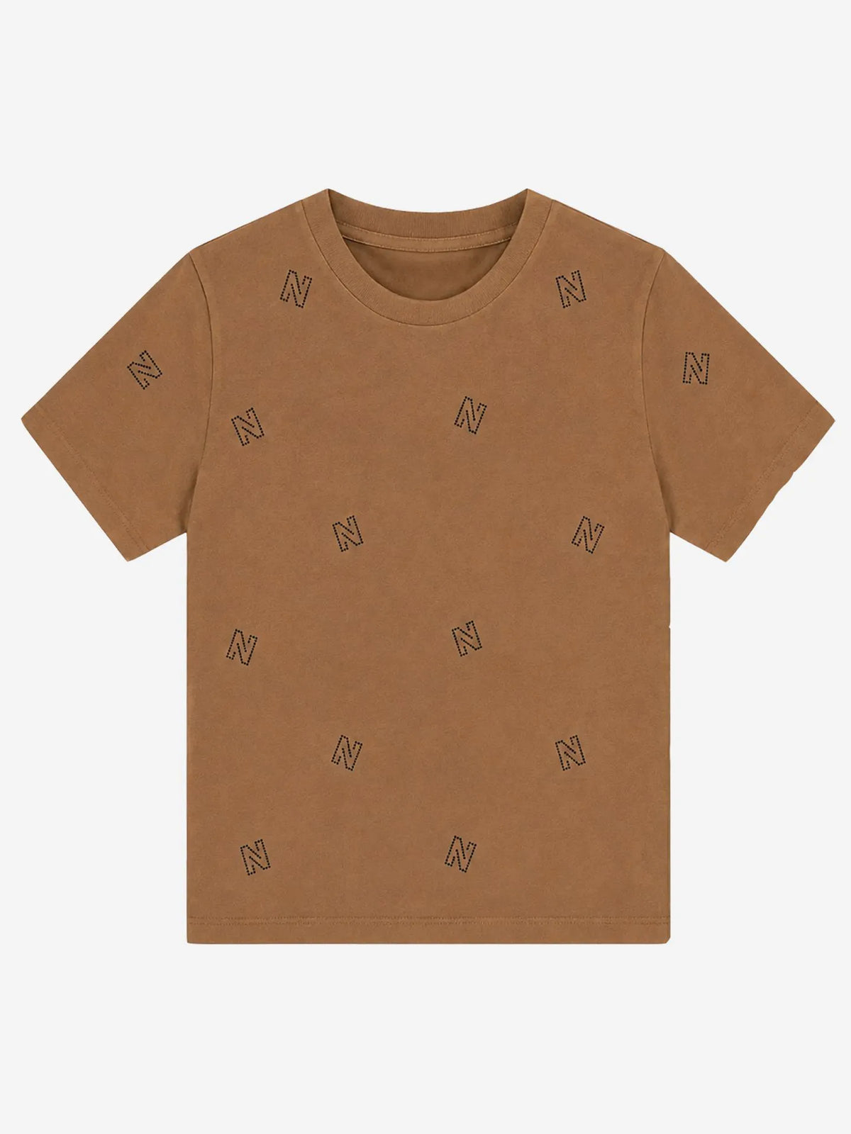 Allover N Strass T-shirt Pecan Nikkie