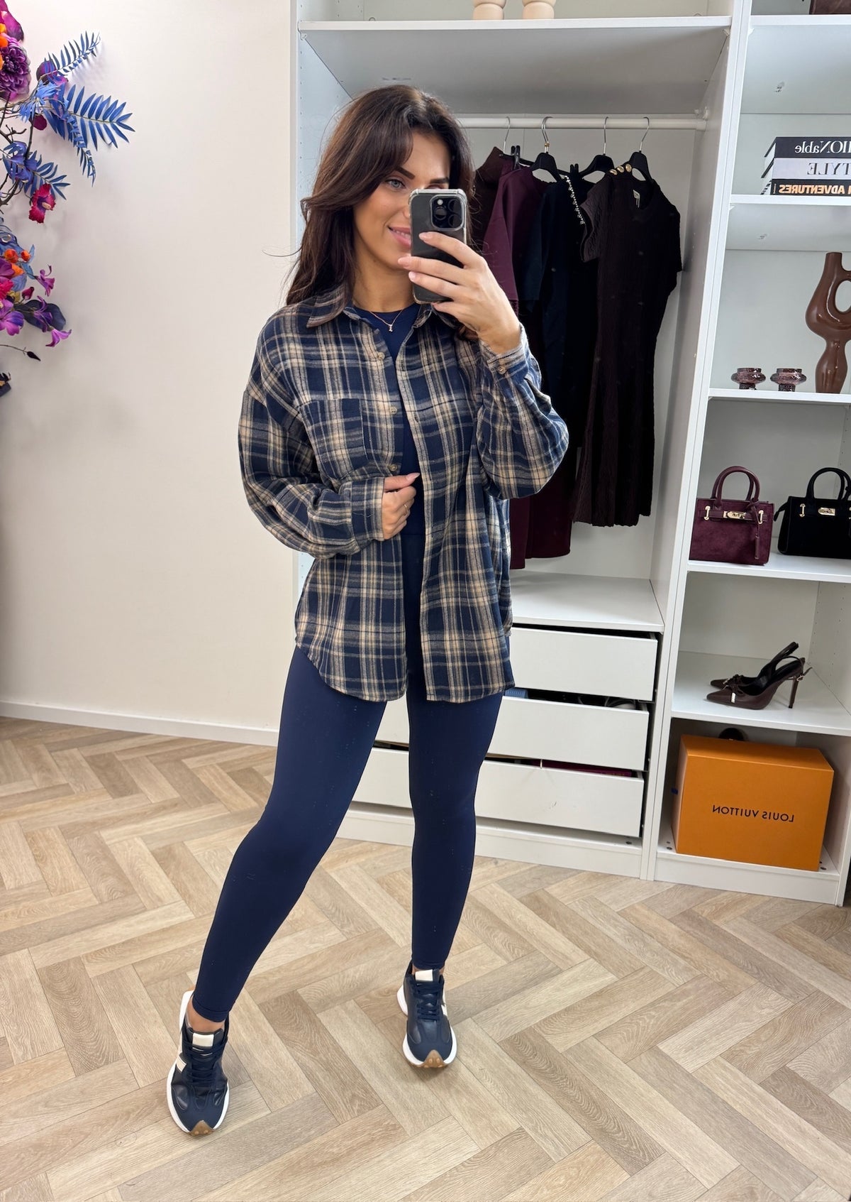 Blouse Ruit Basic R2787 Navy