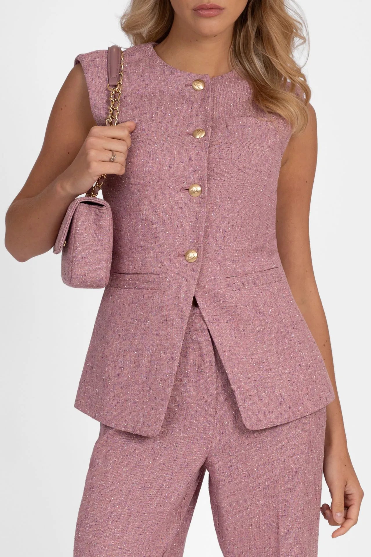 Waistcoat Reza Peach Skin Nikkie
