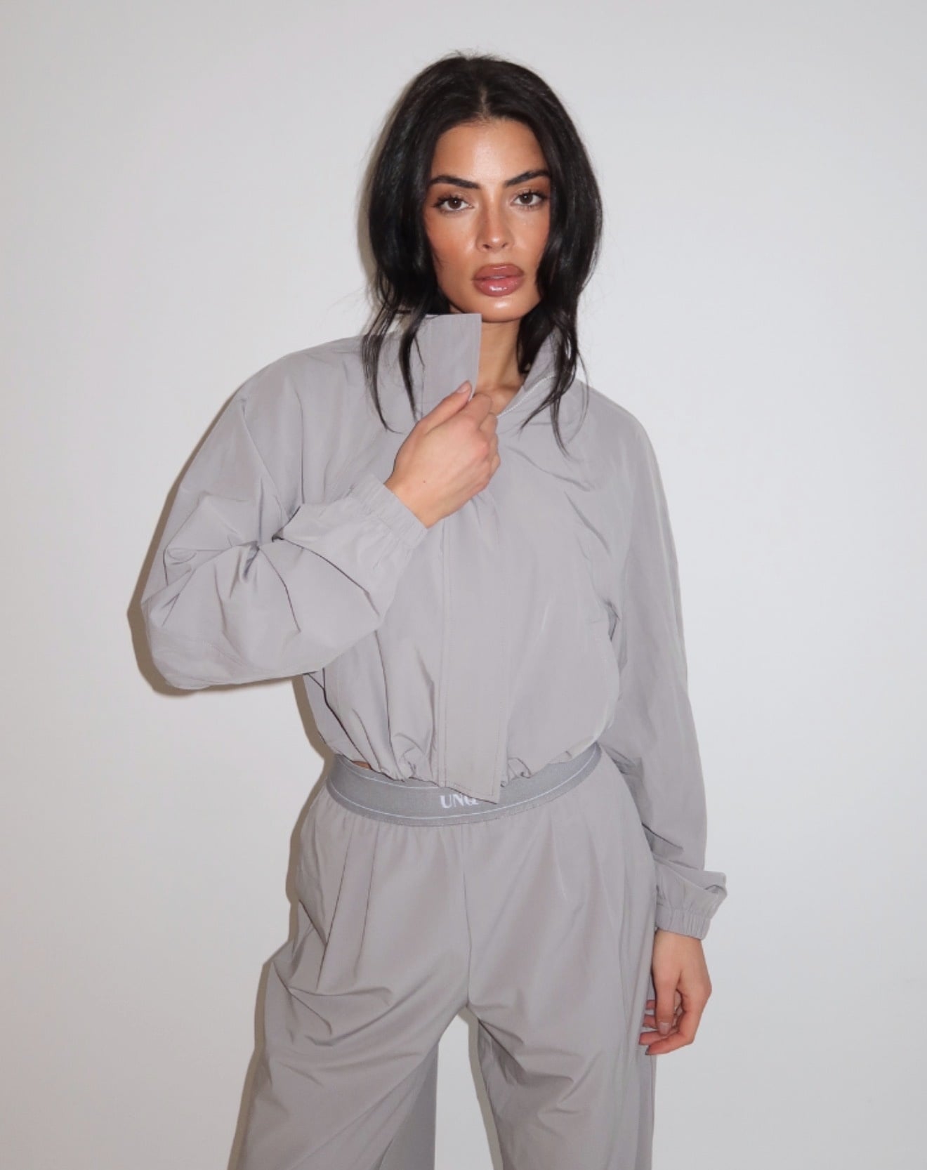 Gigi Jacket Unique The Label Light Grey